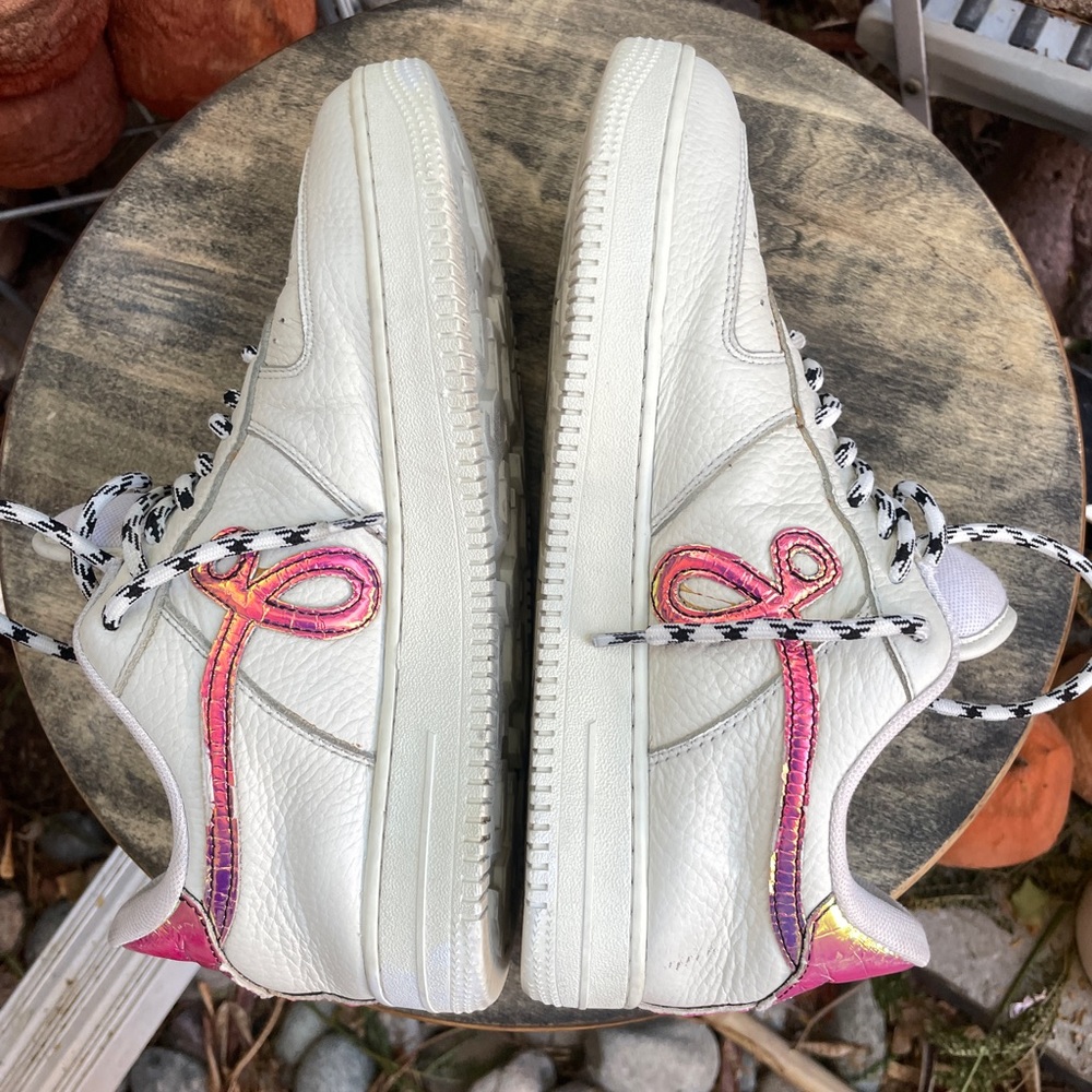 GF-01 by John Geiger 'White Pebbled Leather size 8 US - Picture 11 of 12